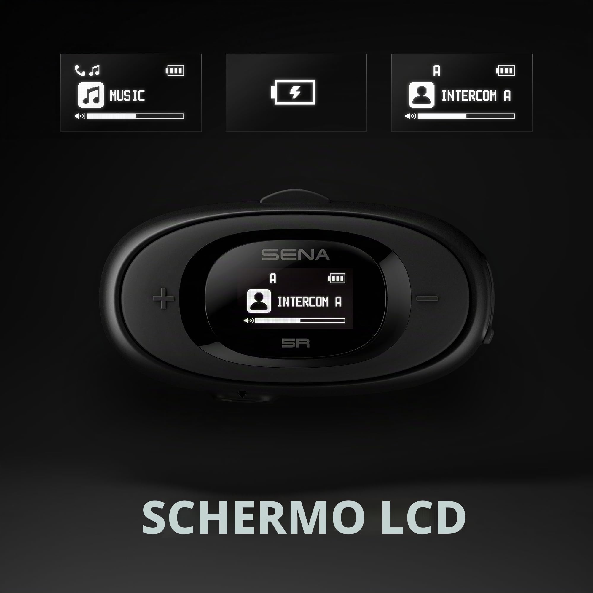 Sena 5R Interfono Bluetooth HD a due vie per moto