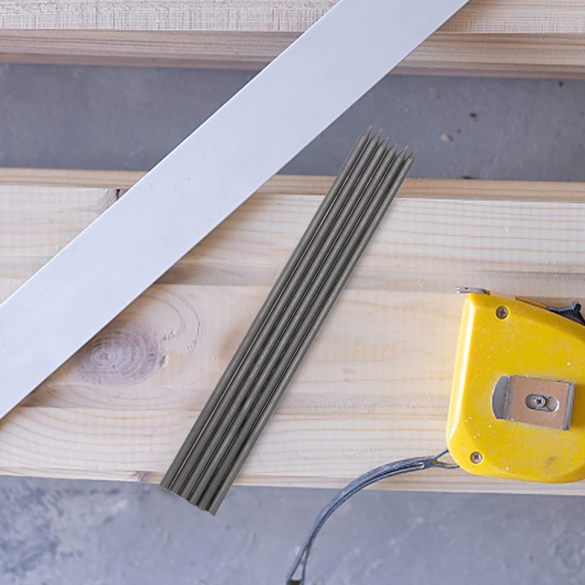 TEHAUX 3 Sätze Zimmermannsbürste Holzbleistifte Holzstift Nachfüllung Bleistifte Mechanisch Schreiblernbleistift Bleistiftminen Für Die Holzbearbeitung Schreiner-marker-mine Stück * 3