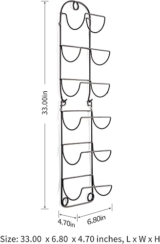 Miniatura 7 de Toallero de pared para baño, anaquel para toallas de baño, rejilla de metal para vinos