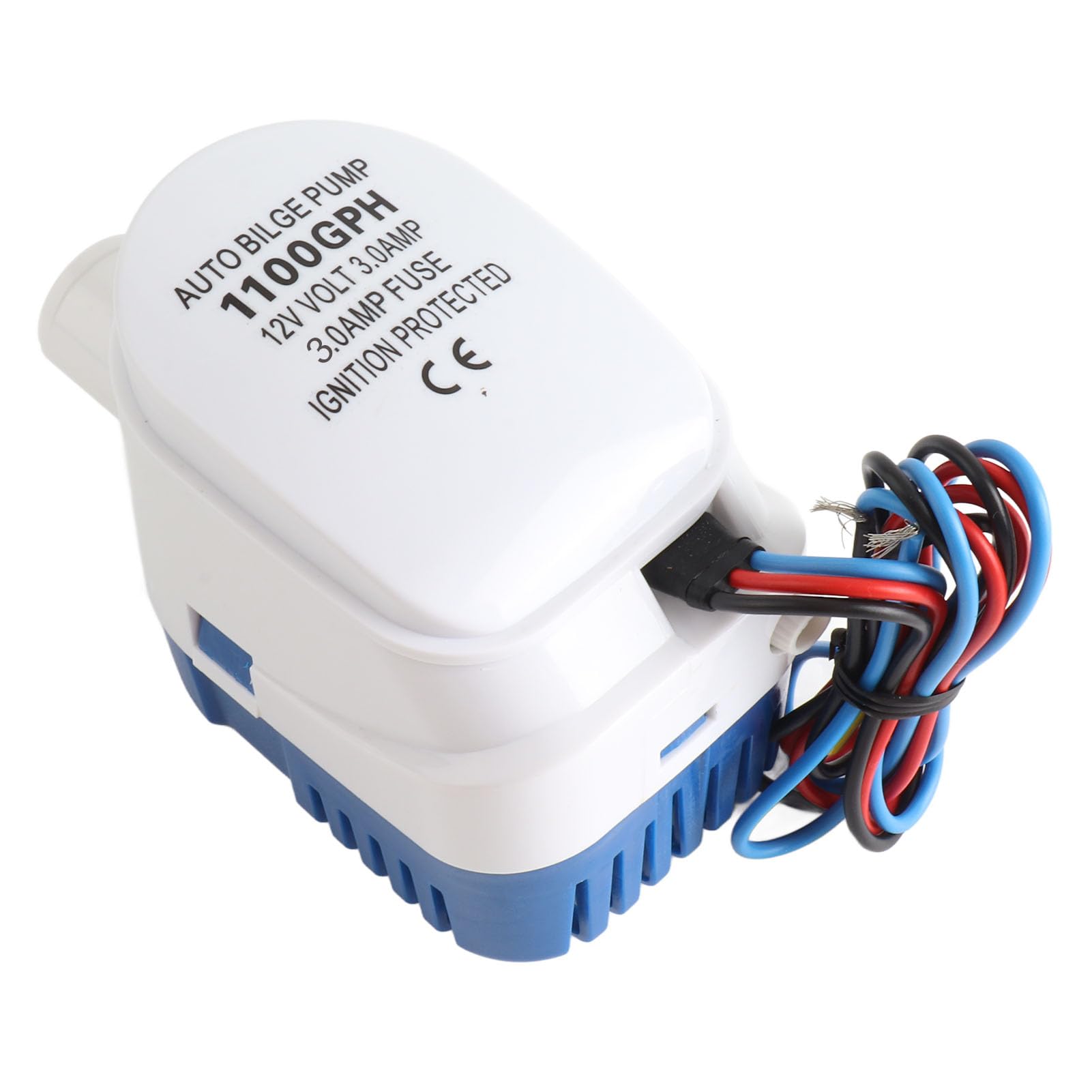 Pompa di sentina automatica sommergibile marina 12 V, 1100 GPH, con interruttore a galleggiante