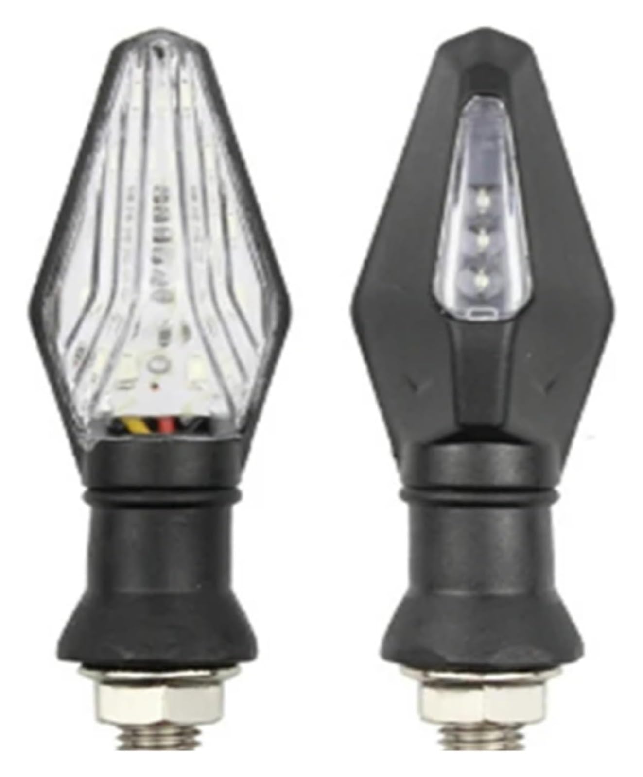 12 V 10 Mm Motocicleta Intermitente Luz De Giro Intermitentes Led Señales Motocicleta Luz Marcha Luz