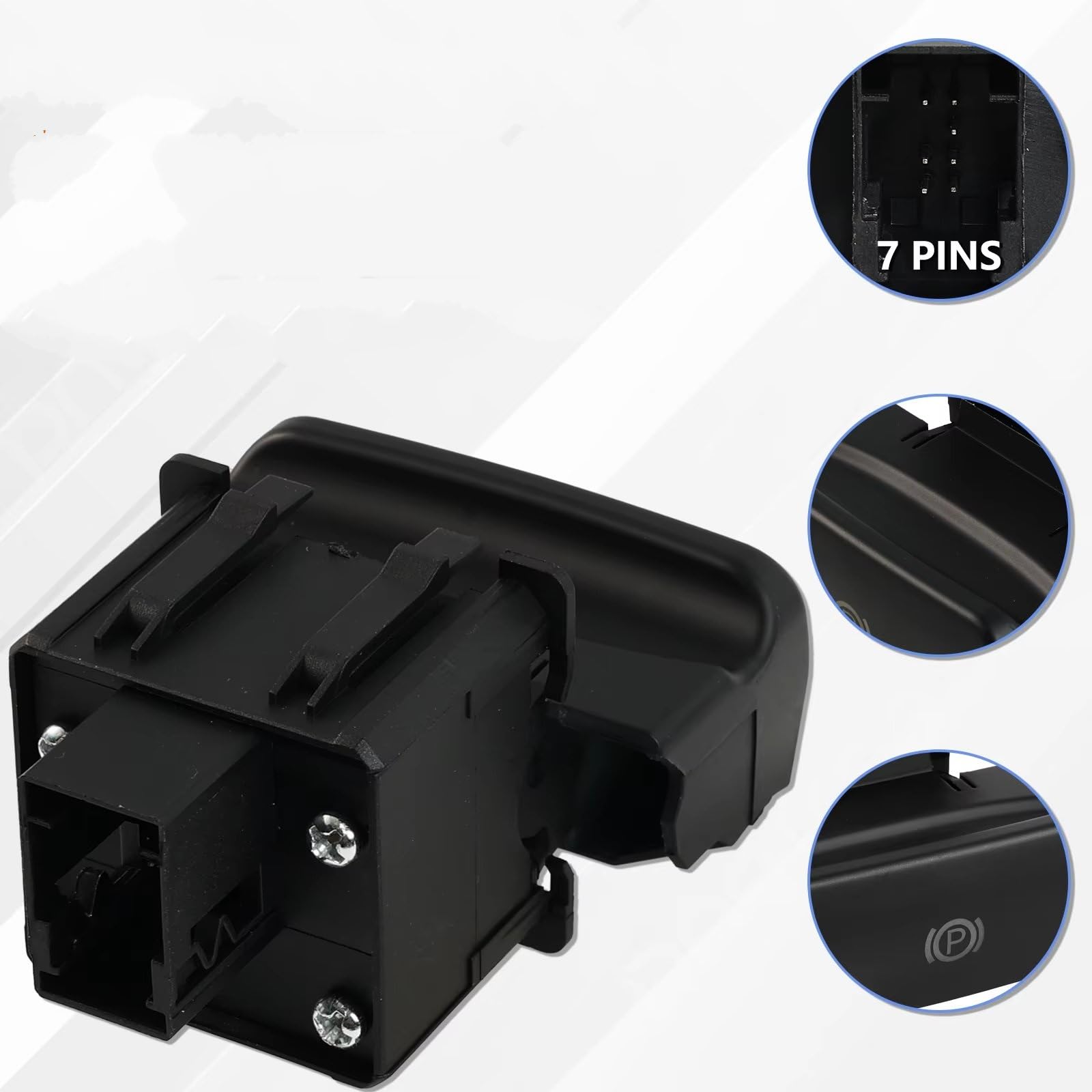 Interruttore Controllo Freno A Mano Freno Stazionamento Elettronico Pulsante P Compatibile Con Citroen C4 II 2009-2020 DS4 2010-2023 DS5 2011-2023 DS6 14-23 Pulsante Freno