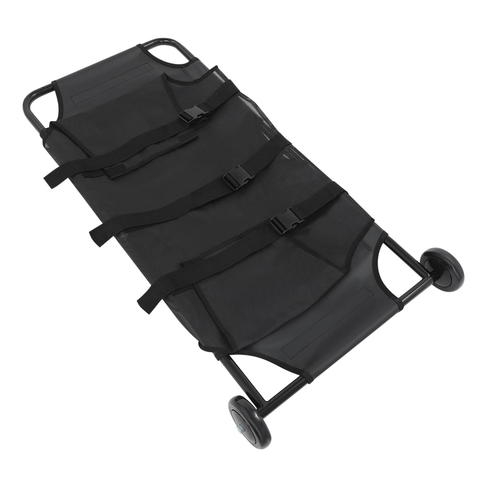 Transportín plegable para perros de hasta 120 kg, 115 x 56 x 13 cm, con ruedas silenciosas, arnés de emergencia plegable para emergencias, viajes, perros grandes