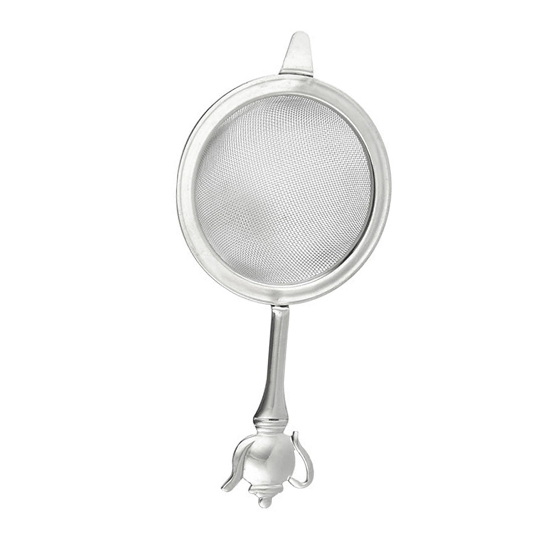 Hohopeti Passoire à Thé Domestique Inox 6,5 Cm Infuseur à Thé en Métal Poignée Ergonomique Maison Ustensile Filtration