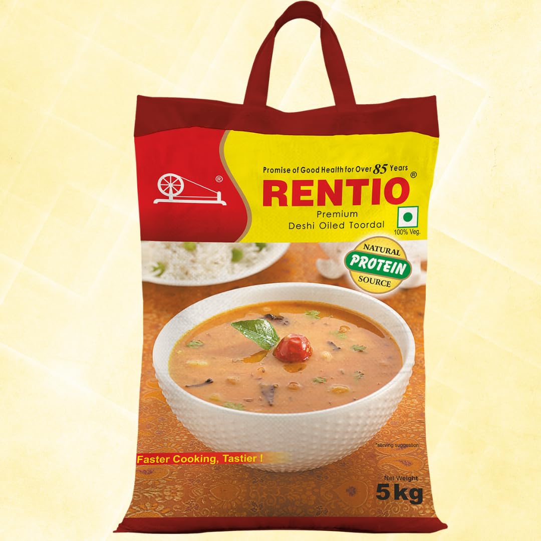 RENTIO Oily Toor dal/Arhar Dal/Pigeon Pea - 5kg-picture-13