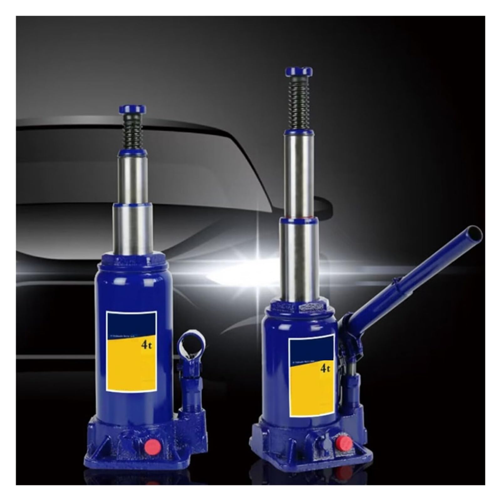 Cric Idraulico Idraulico Verticale Con Valvola Di Sicurezza Cric For Camion For Auto Da 4 Tonnellate Potente
