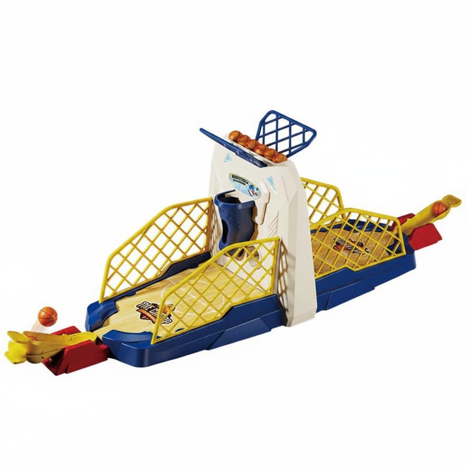 Children Basketball Juego Arcade de, Máquina De Baloncesto Doble, Modelo B, con 4 Pelotas