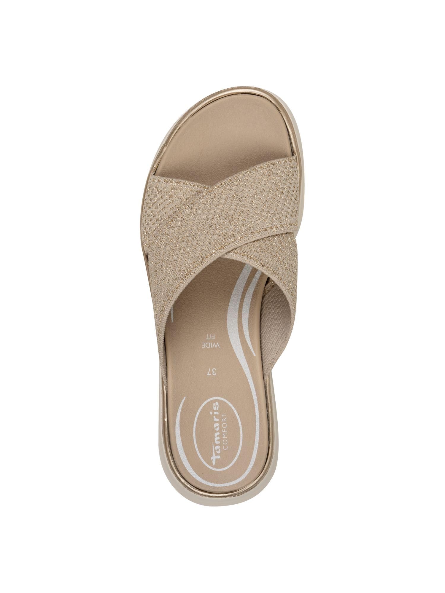 Tamaris Wide FIT Pantolette Textil H-Weite
