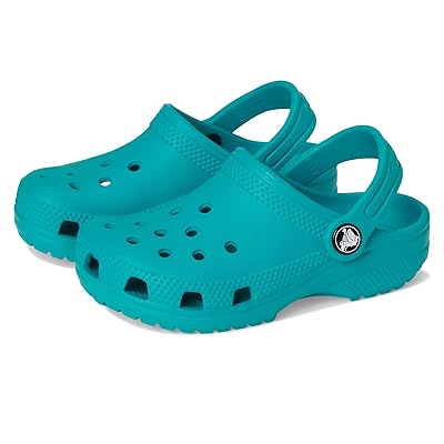 Crocs Kids Classic Clogs (Toddler) Kids Shoes Turbo Teal
