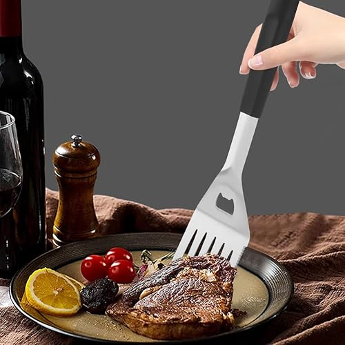 Miniatura 3 de Accesorios para barbacoa, accesorios para parrilla, kit de parrilla de acero inoxidable, juego de 5 herramientas de barbacoa de 16 pulgadas, kit de