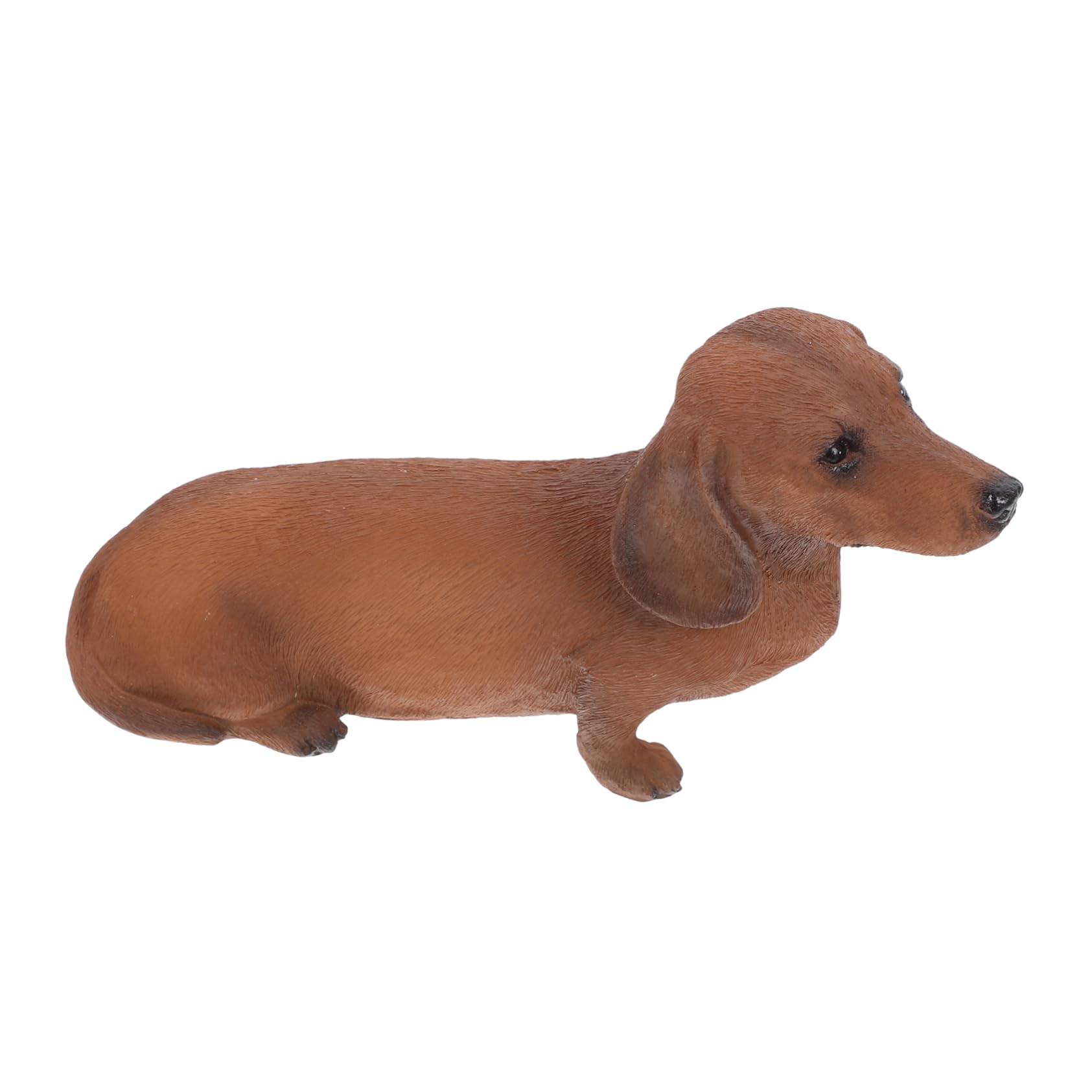 Abaodam Resin Hundefigur Realistische Simulation Hund Deko Kreative Hundestatue für Wohnzimmer und Kinderzimmer Tierfigur Harz zu Weihnachten und Valentinstag