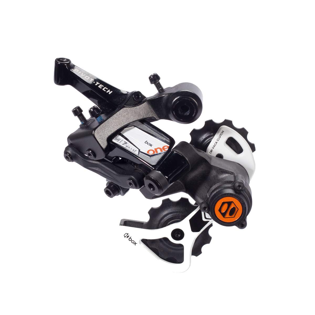 Dérailleur arrière Box Components One 7 Vitesses Chape Courte Noir