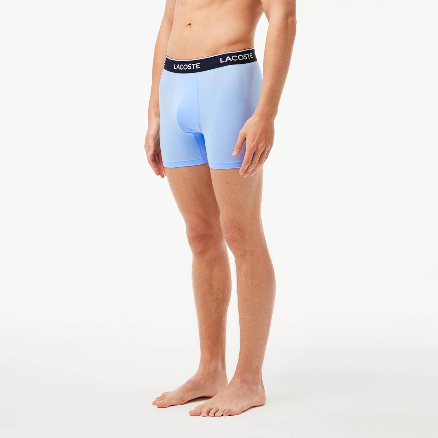 Lacoste mens Cotton Stretch Big Croc Print Trunks