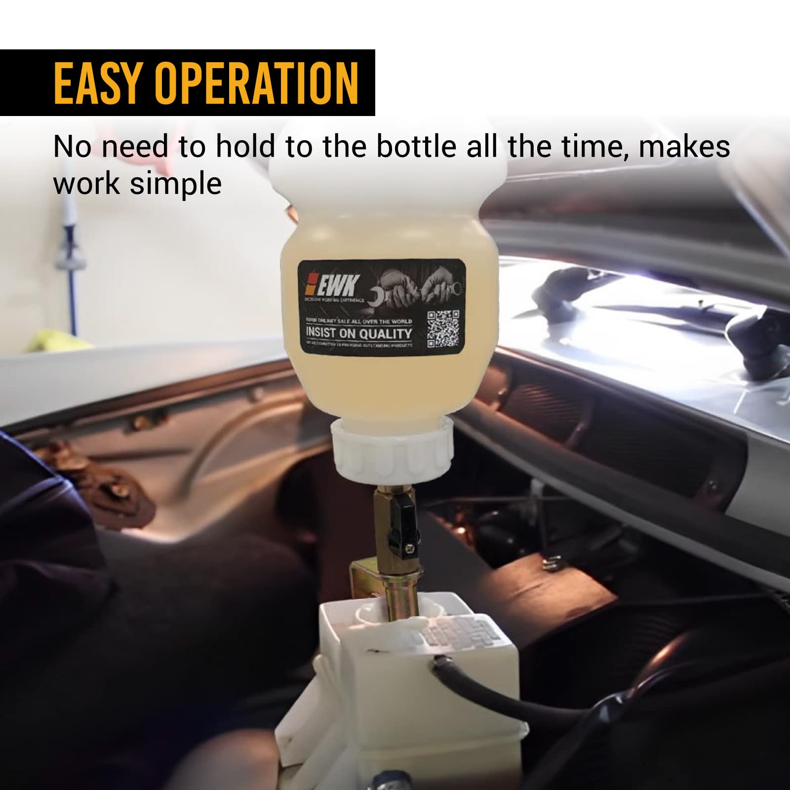 EWK 1L Master Cylinder Brake Fluid Refilling Bottle