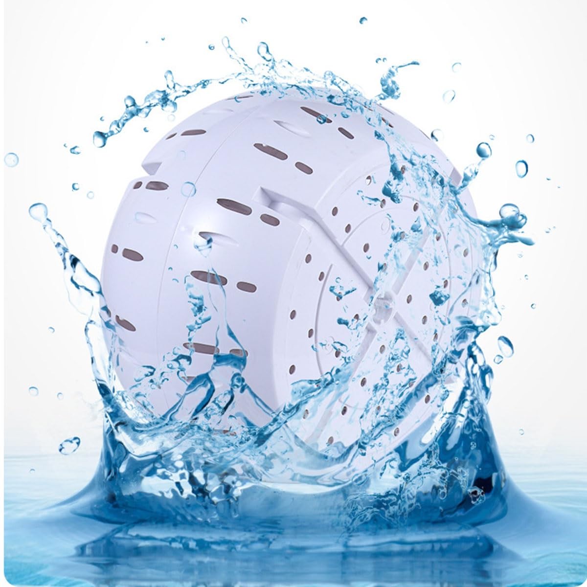 Generic Mini Laundry Washer Manual Hand Clothes Washer With Drain Hose 11x15x15in Single Tub Laundry Washer Portable Washing Machine For Apartment RV Dorm, White, FAXDCNWDW-WHITE-11X15X15IN