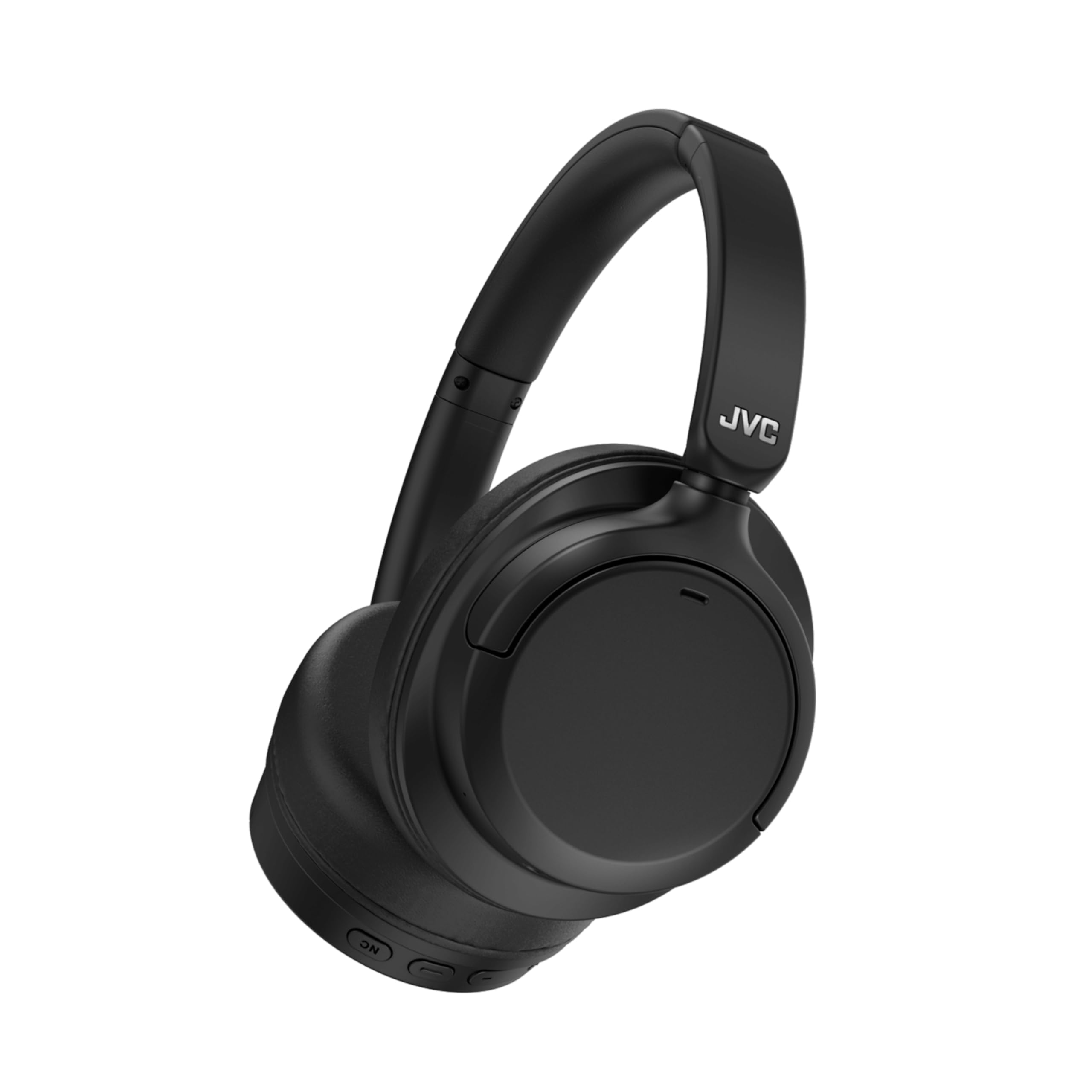 JVC Auriculares Inalámbricos Bluetooth, 50 Horas de Batería, Bluetooth 5.3, Auriculares Cancelación de Ruido con Micrófono Integrado, 3 Modos de Sonido, Conexión Multipunto (Negro) - HA-S95N