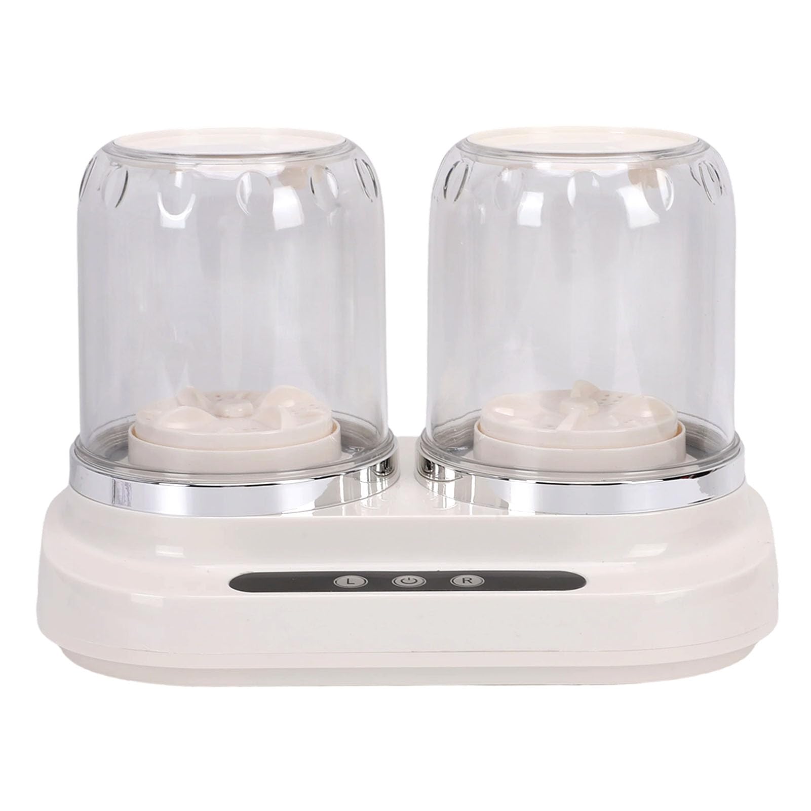 Mini Lavadora Portátil Lavadora De Ropa Interior Recargable Compacta para Apartamentos Dormitorios Beige 2L