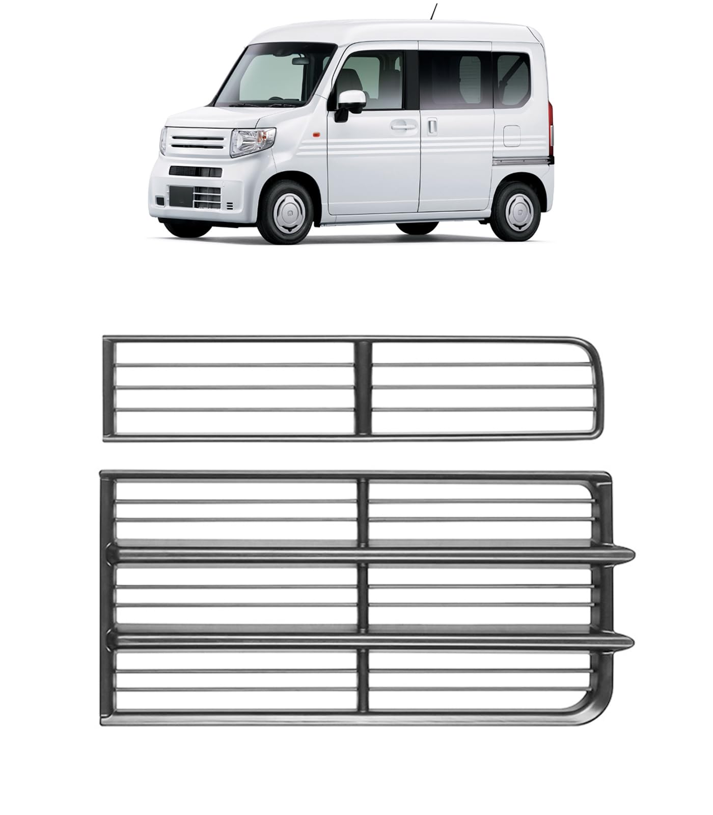 Amazon | Hophelia フロントメッシュガーニッシュ For N-VAN 専用設計