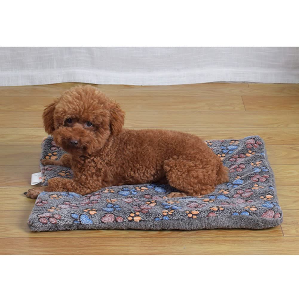 DAIHAN Dog Bed Mattress Multipurpose Machine Washable Cat Bed Blanket Puppy Mat Cushions for Small/Medium/Large Dogs and Cat Cages,Coffee,53x68cm