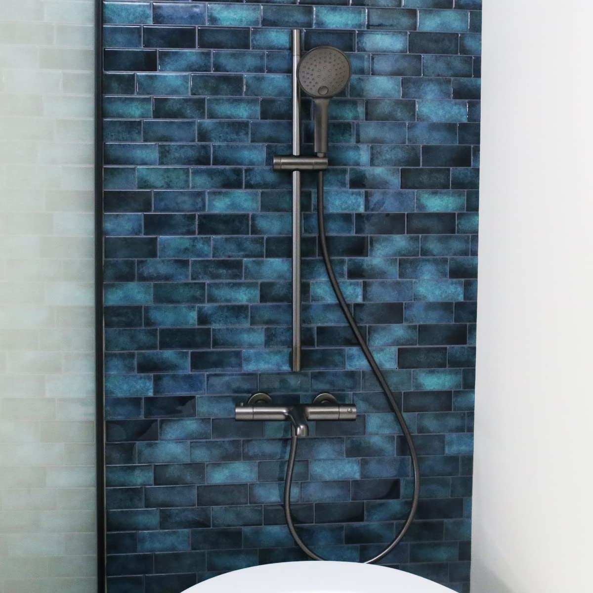 Essebagno 9021807 Luisa zestaw brodzików metalowych 3-częściowy