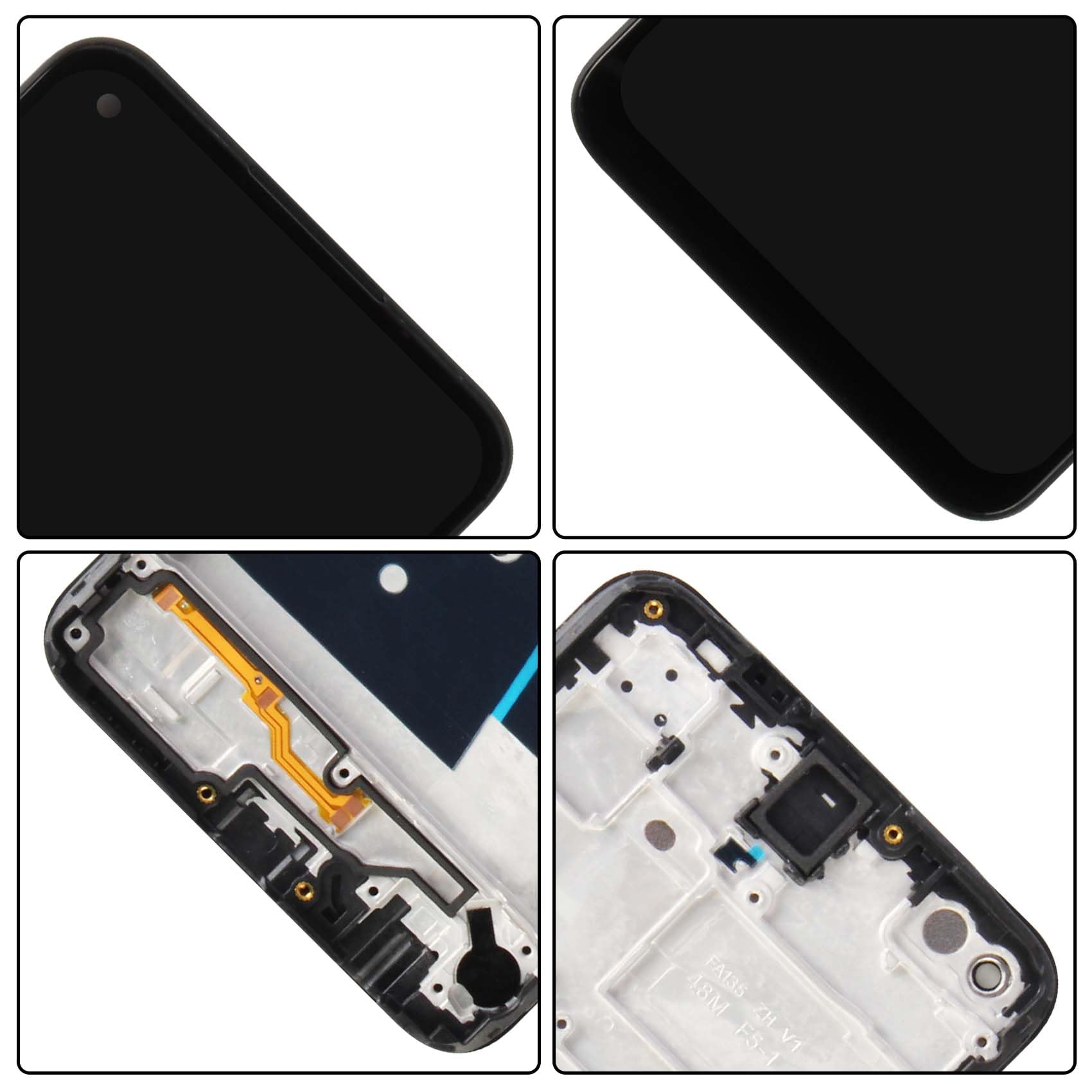 YHX-OU 6.5'' Nero Display per Oppo A52 CPH2061 Oppo A92 LCD Schermo Touch Screen Digitizer Assemblea E Strumenti di Installazione + Vetro temperato