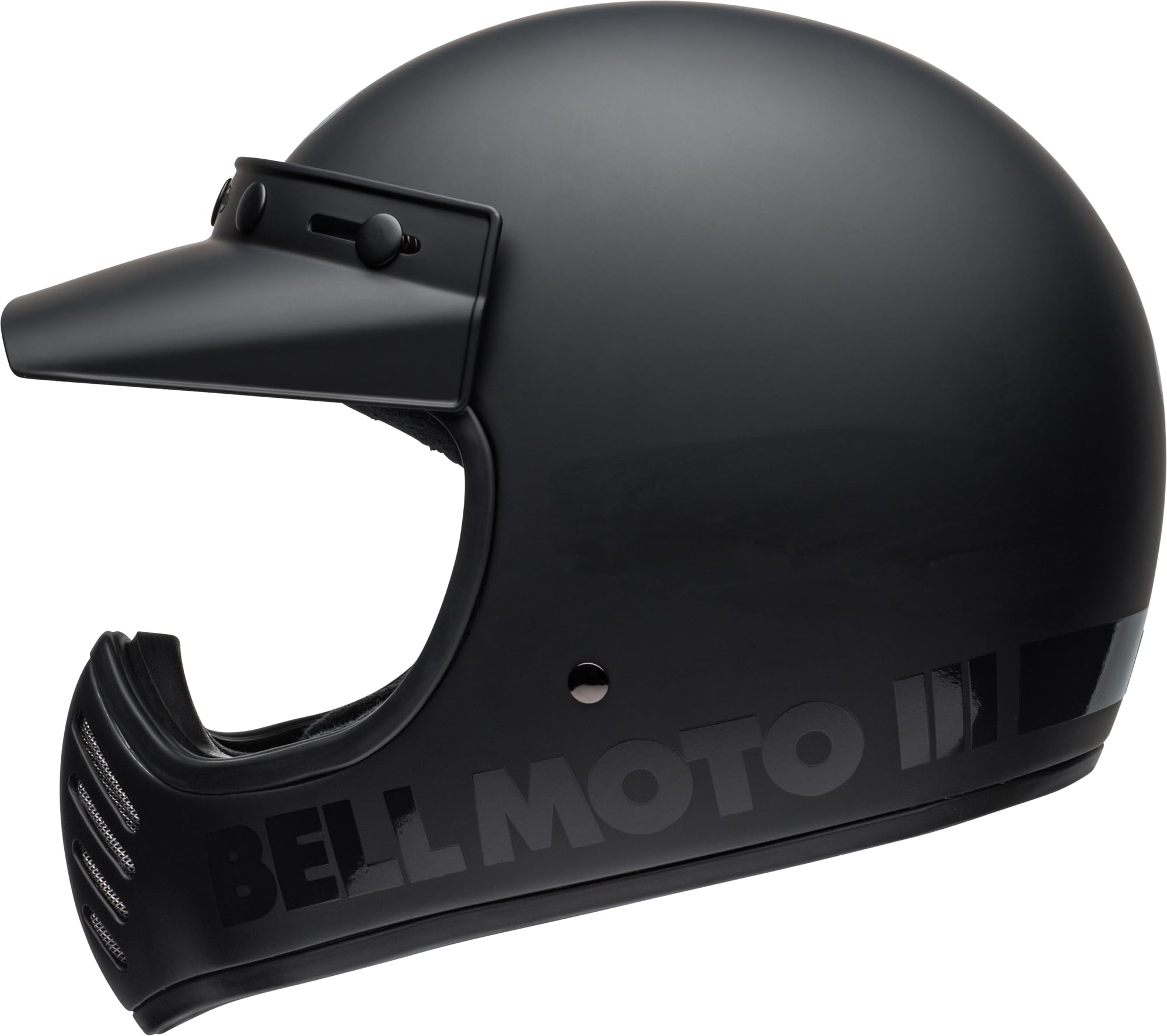 防具 BELL MOTO3 Amazon.com: Bell Moto Moto-3 Classic Matte/Gloss Blackout X