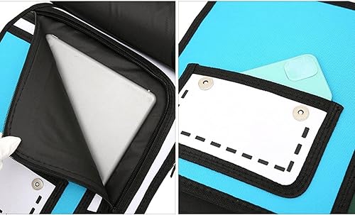 Miniatura 8 de 3D Jump Style Kawaii Mochila Sketch Lindo Dibujo de dibujos animados 2D Dibujo de papel cómico Anime Suministros escolares Fun Daypack, Azulclaro,