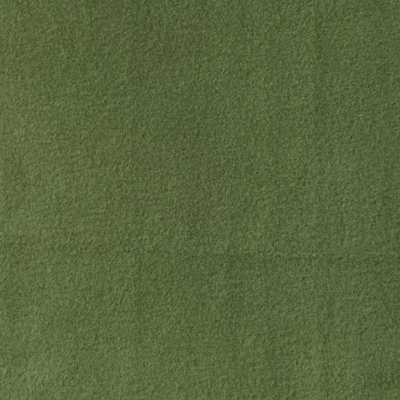 YourFleece Solid No-Sew Throw Fleece Fabric DIY Blanket Making Kit, Make Your Own, Anti-Pill, Olive Green/Toffee Brown, 72x60 inches