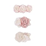 Flower Hair Clips Set-Cherrboll 3pcs Floral Hair Bow Accessories for Baby Girl Toddles Teen Gifts
