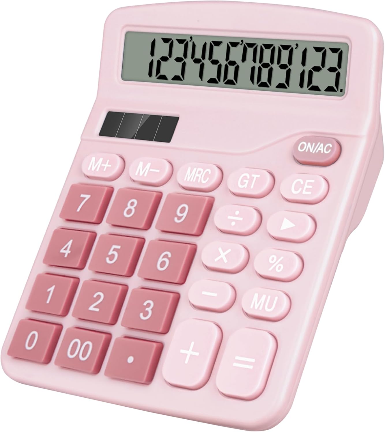 Amazon.com : HUTUDD Desktop Calculator, Pink Calculator Big Buttons, 12 ...