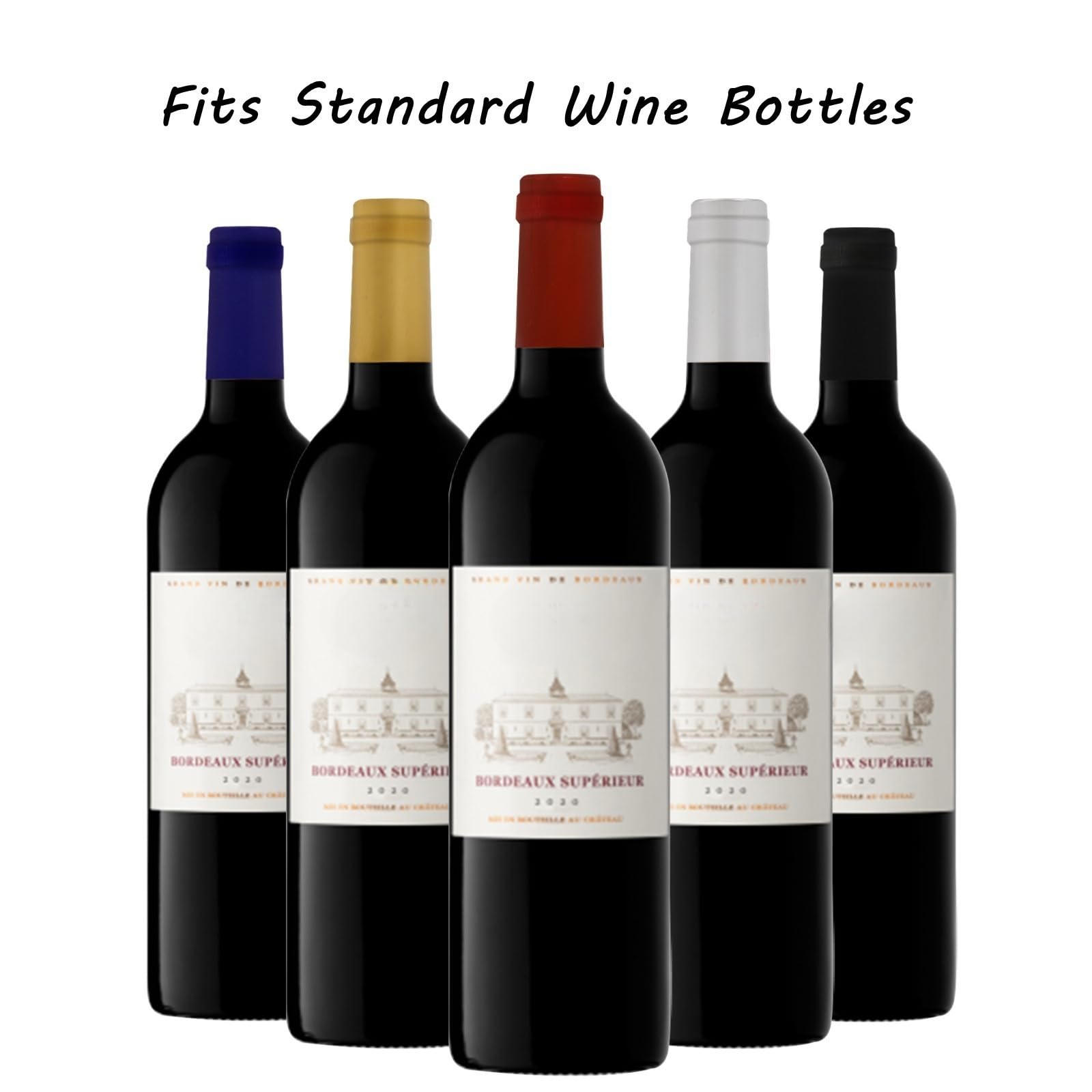 Amazon | ZOOFOX 500個 ポリ塩化ビニル 熱収縮カプセル ワインボトル用