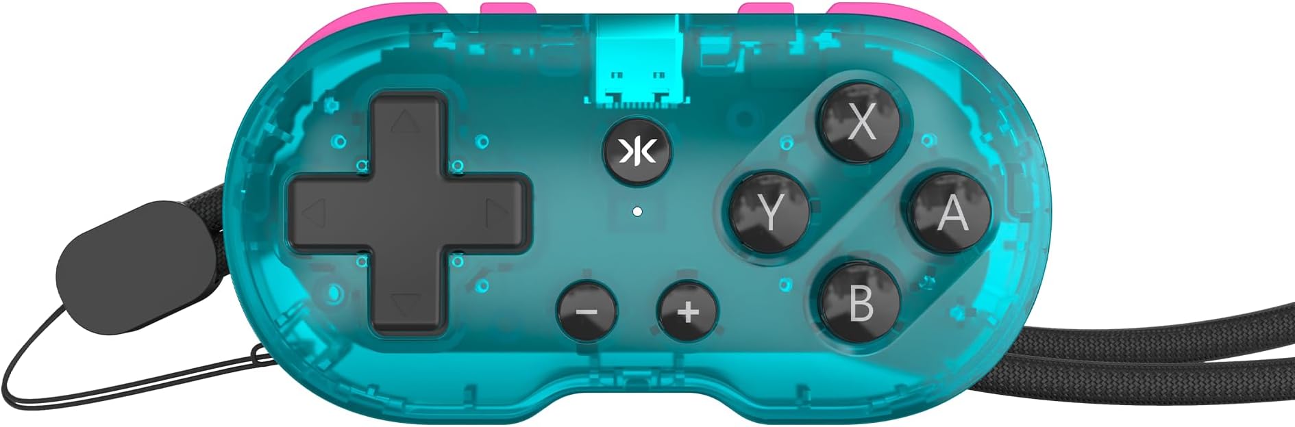 CRKD ATOM - Collectible Keychain Controller for Nintendo Switch, PC, Mac, Mobile and Smart TV (Glacier Blue)