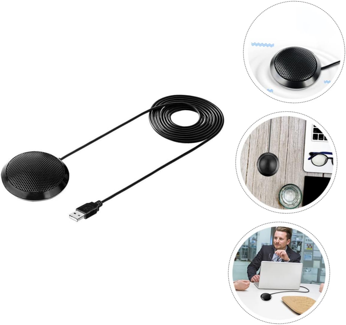 Business Conference Microphone Computer Condenser Mic Omnidirectional Sound Capture