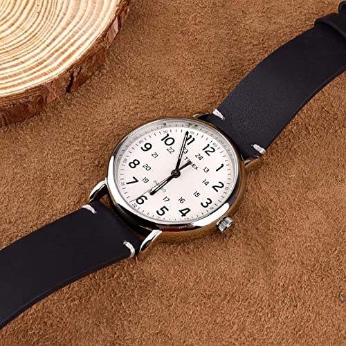 Remplacer bracelet montre usé par sangle cuir authentique vintage - 2