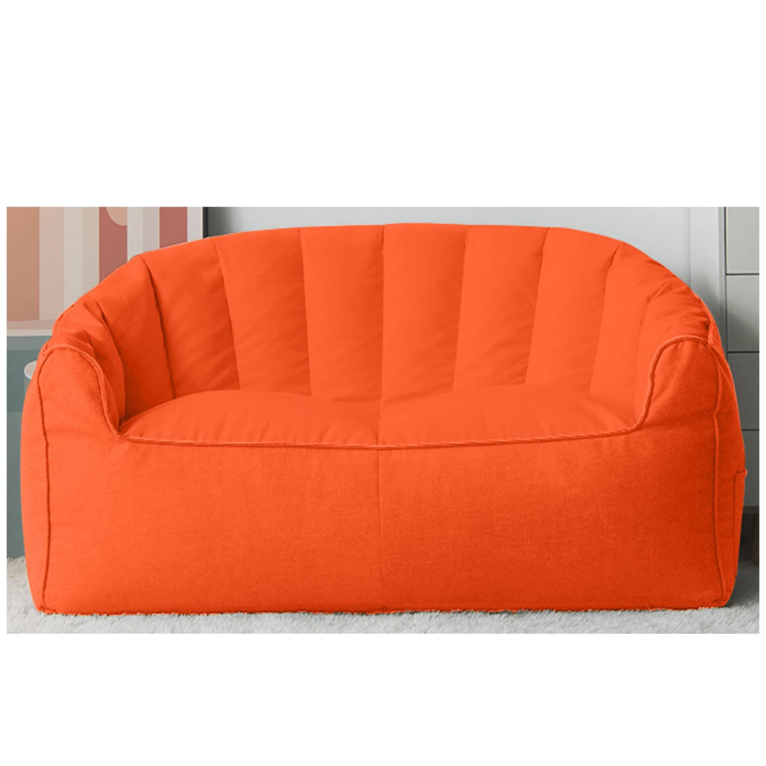 ge Pouf poire – Fauteuil confortable 2 places pour intérieur/extérieur – Canapé relaxant pour adultes