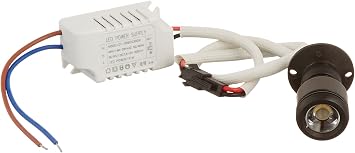 Micro Pivoting LED Spotlight - 1 Watt High Power LED - Tiny Size, Warm White LED