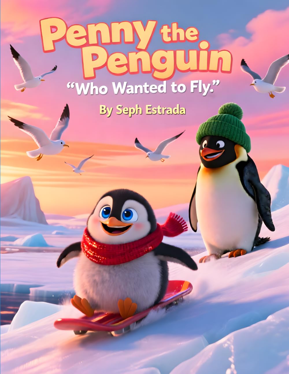 Penny the Penguin Who Wanted to Fly: A Whimsical Story About Dreams, Self-Discovery, dreams and confidence, and Finding Your Own Way I 8.5X11 inches I 33 pages
