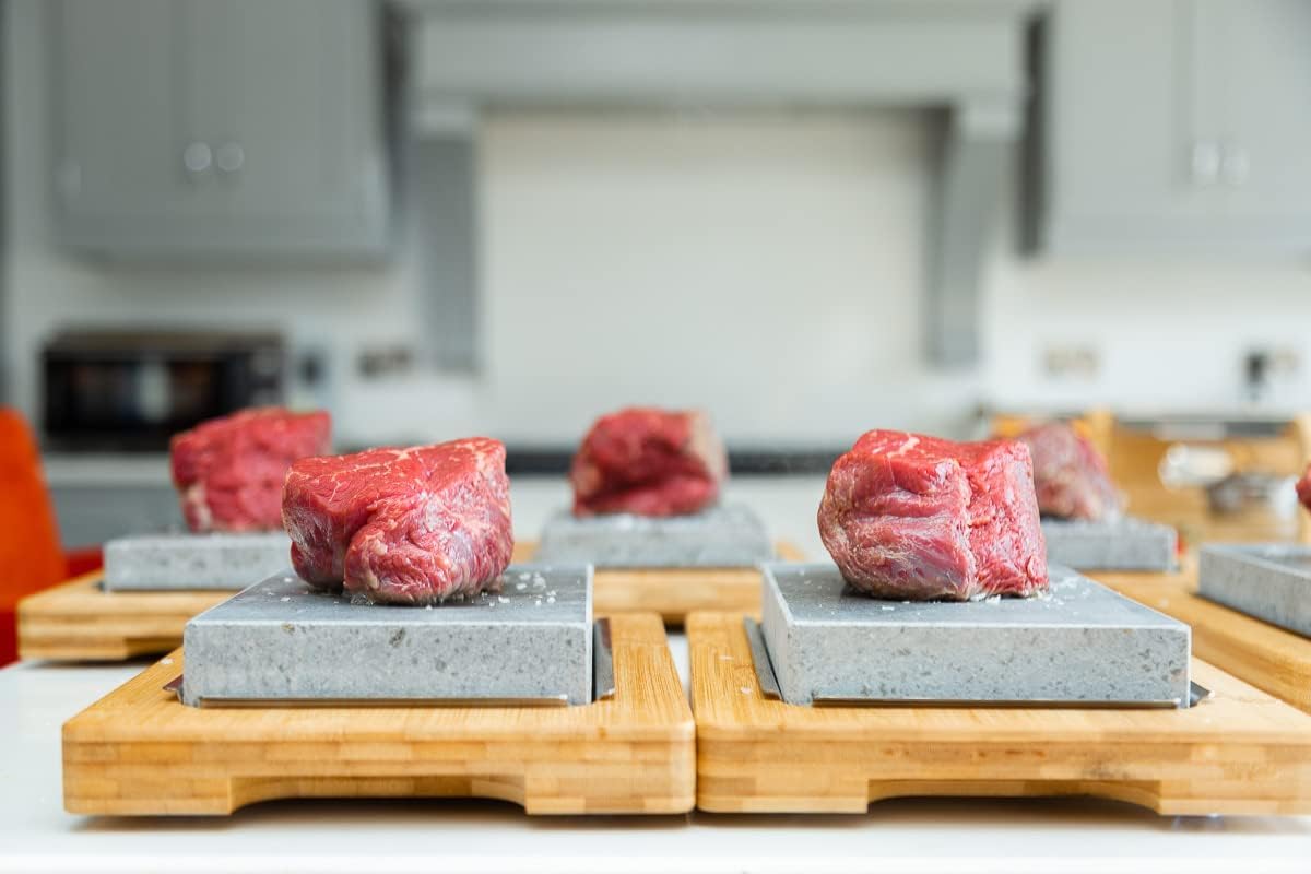 Black Rock Grill Hot Stone Kochen Lavastein - Steaksteine Hot Stone Kochen, Steak Grill, Kochstein