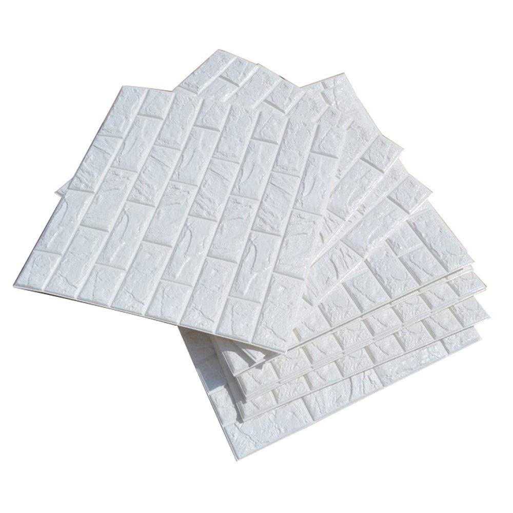 Papier peint autocollant mural de briques pour un salon style loft industriel chaleureux