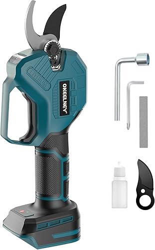 Miniatura 9 de Tijeras de podar eléctricas para batería DeWalt de 20 V máximo, podadora DeWalt inalámbrica con motor sin escobillas y capacidad de corte de 1.5