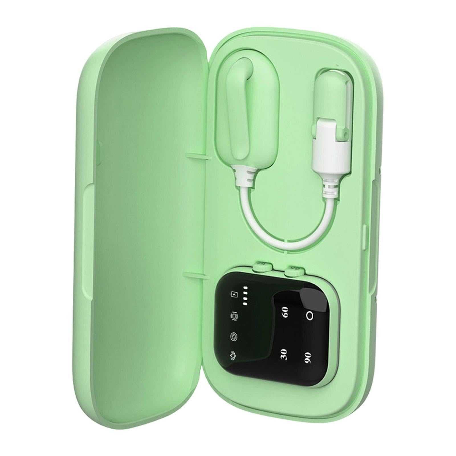 Alarma inalámbrica para enuresis, alarma de con receptor, entrenamiento para ir al baño para niños y mayores, Verde