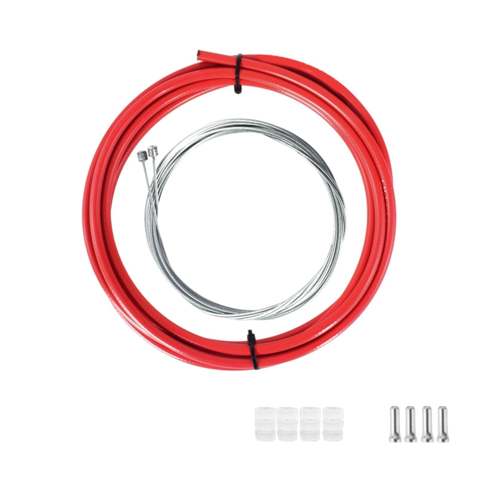Hdoytxxm Red Strengths Brake Gear Cable Housing Bike Derailleurs Shifters Levers Cable For Road Bikes And City Bikes Road Bike Brake Tube