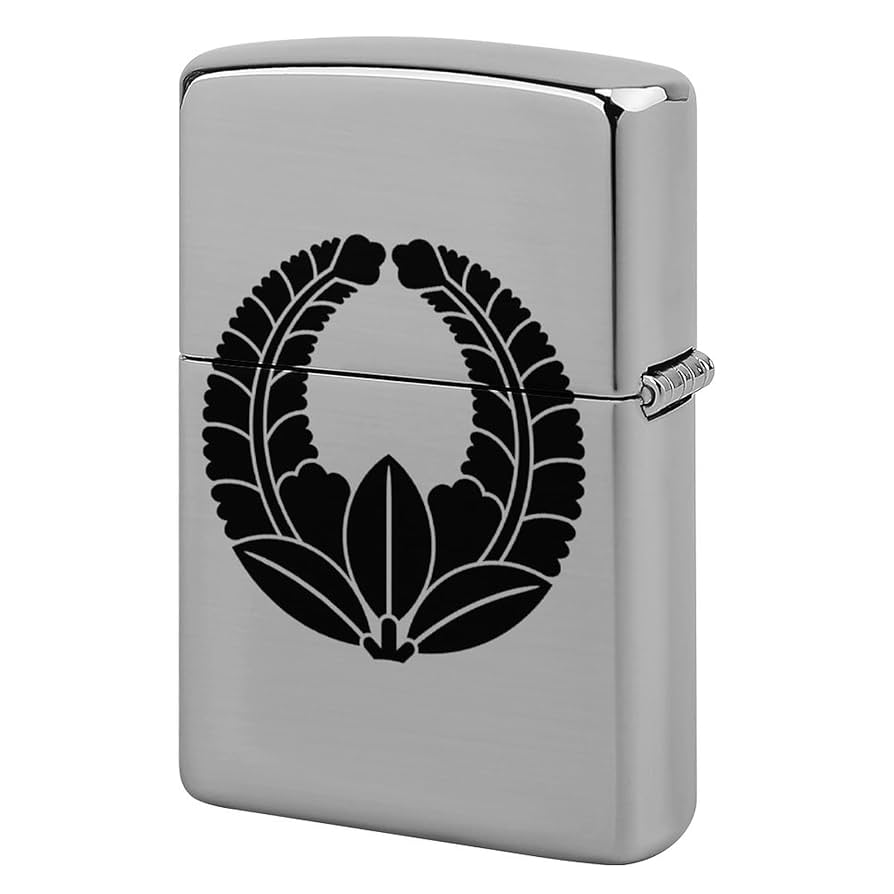 Amazon.co.jp: 上がり藤 家紋 ZIPPO兼用ケース ライターケース