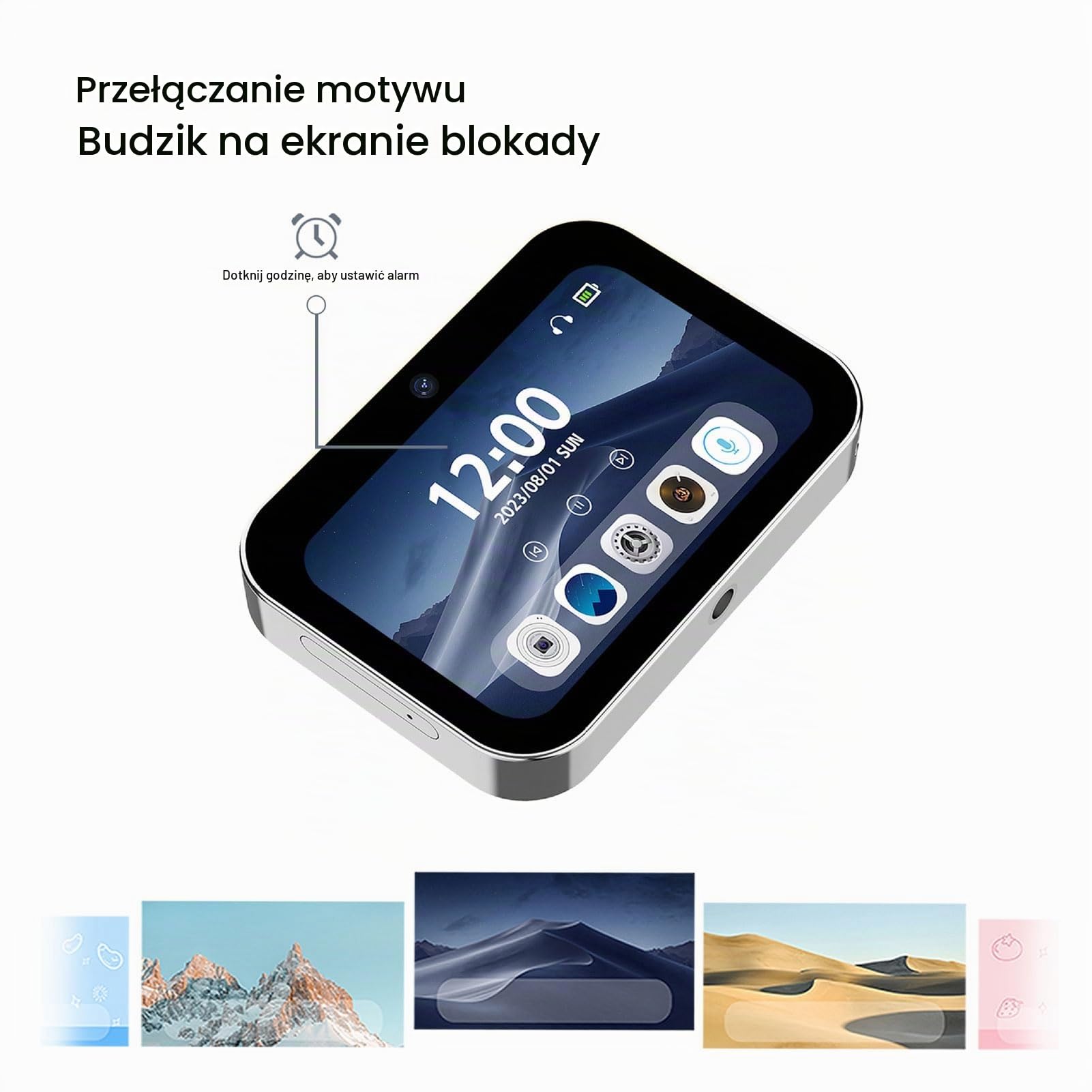 64 MP 4K ekran dotykowy 3", aparat cyfrowy, 16 x dotykowy zoom, kamera noktowizyjna do kamery wideo z budzikiem i głośnikiem błyskowym, z telefonem do transmisji połączenia OTG,