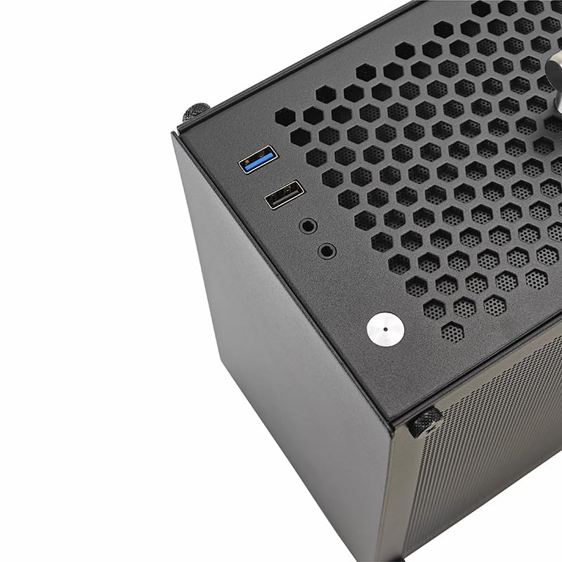 PCケース(自作PC用) lfish t40 mini-itx case METALFISH T40 Mini ITX Case 7L Gaming Computer Chassis