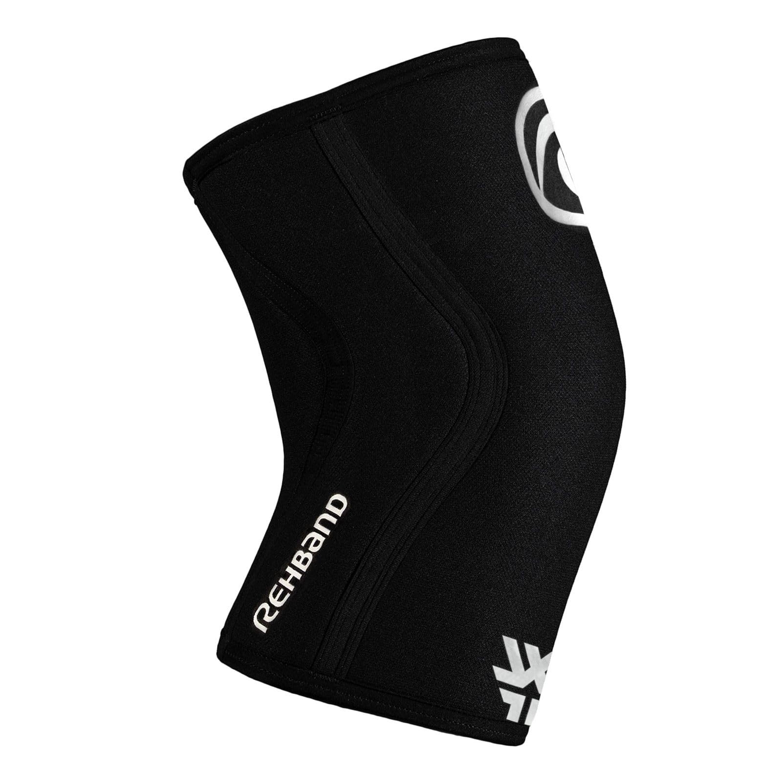 Rehband x World Fitness Project Power MAX Rodillera 7 mm SBR/Neopreno, Apta para competición, Ideal para musculación, Powerlifting, Crossfit y Halterofilia