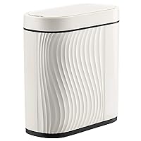 Vista 1 de Cubo de basura automático pequeño de plástico de 2.6 galones, bote de basura inteligente sin contacto, cubo de basura con sensor de movimiento