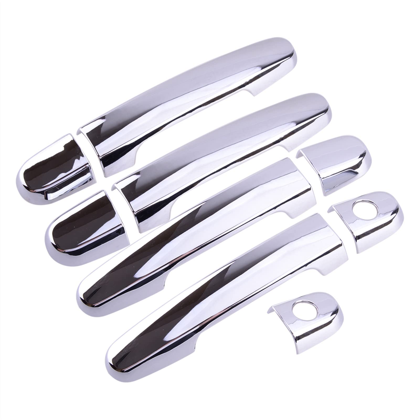 Fahbstr One Color Exterior Door Handle Cover For Corolla Sedan 2003-2013 9Pcs/Set Car Chrome Door Handle Cover Trim Decoration Fit