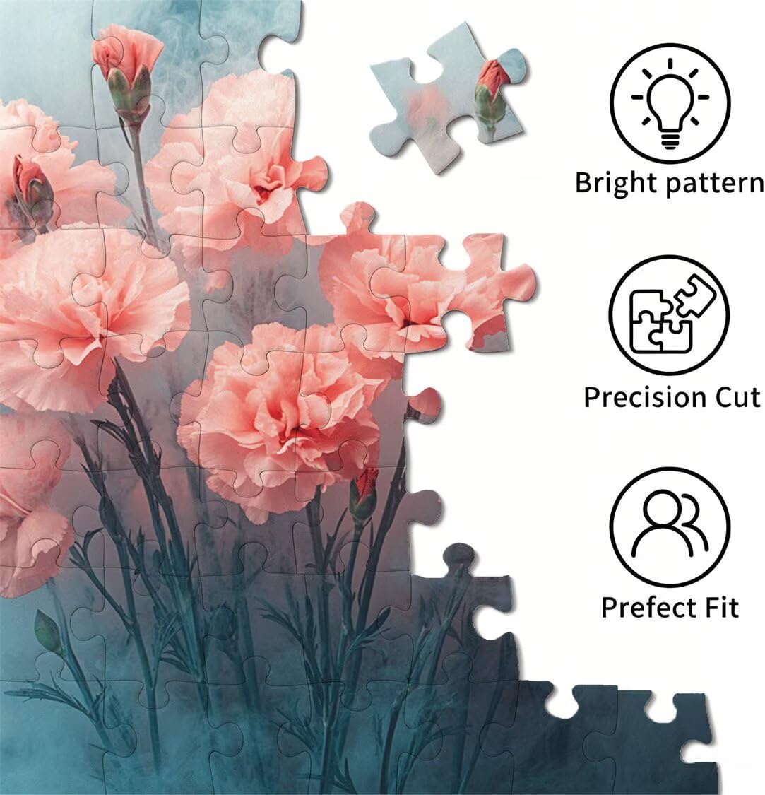 Puzzle 1500 elementów Dorośli Kwiat Klasyczne puzzle Dym, n-300