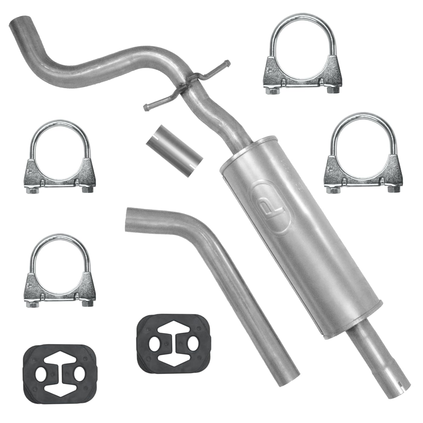 POLMOstrow Auspuff Mitteltopf für VW Golf Plus 5 V 1.2 TSI 1.6 Van 2005-08.2014